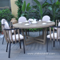 Rope Outdoor Furniture Garden Set Rattan Dinning Chair